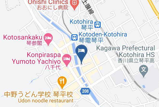 Kotohira Townnakatado District - Kotohira Riverside Hotel Maps