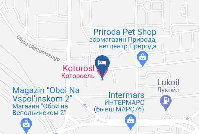 Yaroslavl - Kotorosl Hotel Maps