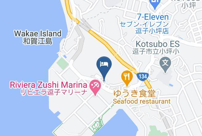 Zushi City - Kotsubo Kaigan Rinka Maps