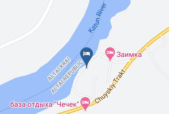 Mayminsky District - Kottedzh U Reki Baza Otdykha Maps