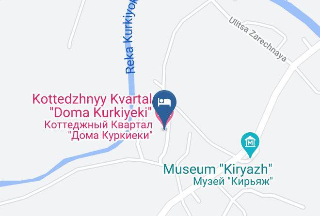 Kottedzhnyy Kvartal Doma Kurkiyeki Map