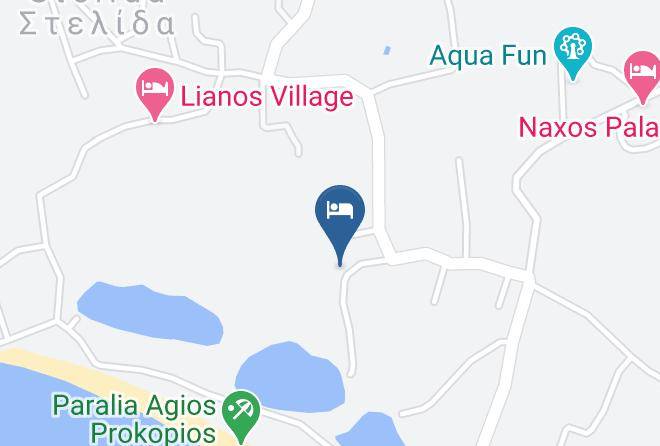 Naxos - Koulas Pension Red Lake Maps