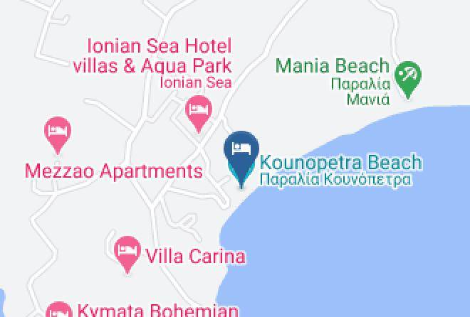 Kefallinia - Kounopetra Beach Maps