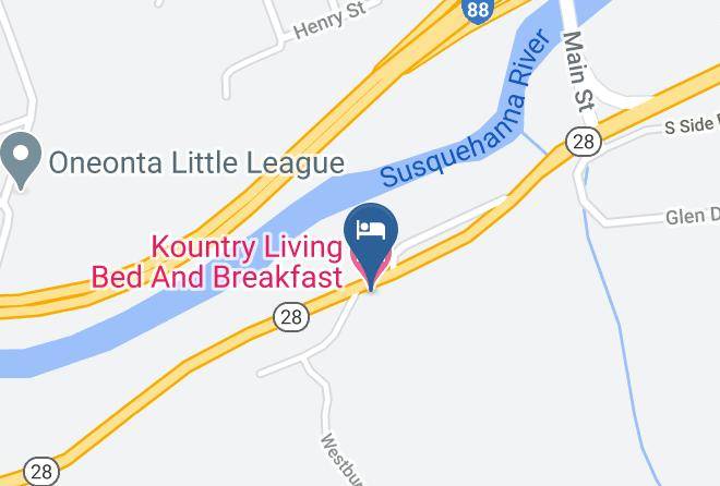 Otsego - Kountry Living Bed And Breakfast Maps