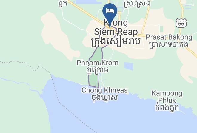 Kouprey Hotel Karte - Siem Reap - Siem Reab Town