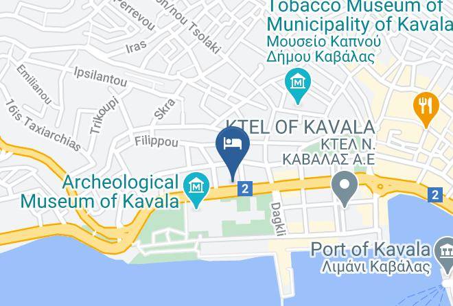 Kavalla - Kouros City Center Maps