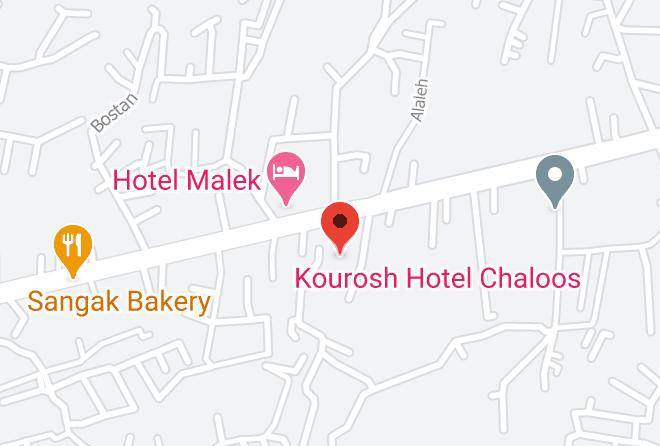 Sari - Kourosh Hotel Chaloos Maps