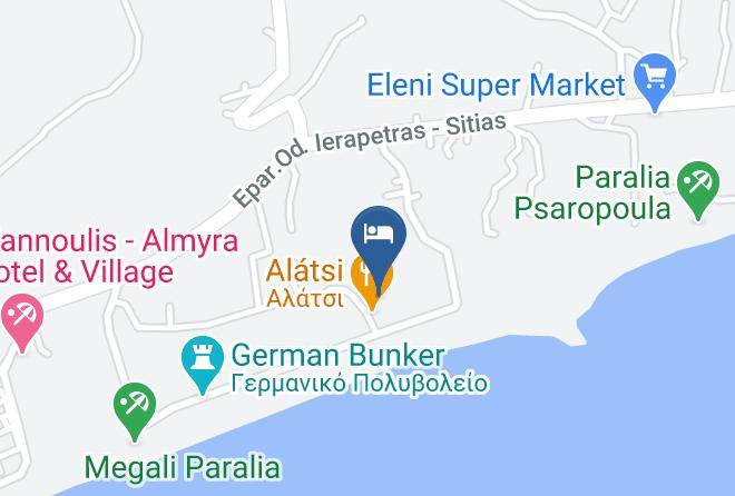 Lasithi - Koutsounari Studios Maps