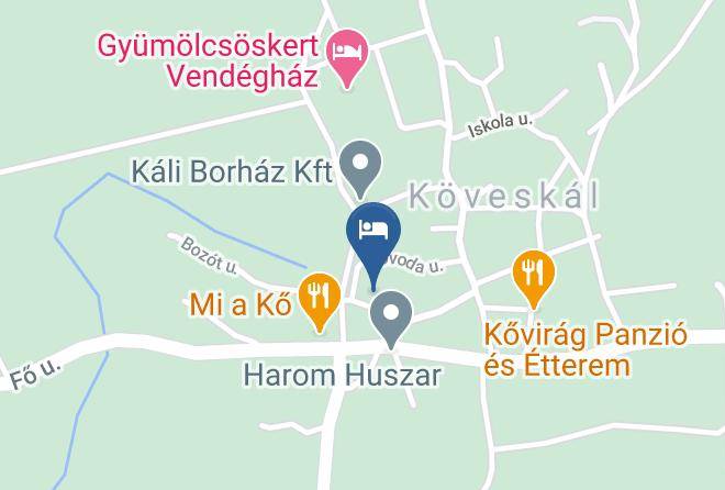 Koveskal - Koveskal Vendeghaz Maps