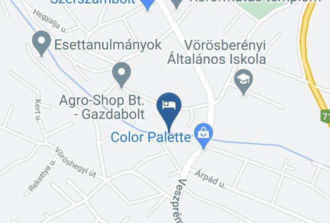 Kovirag Vendeghaz Map