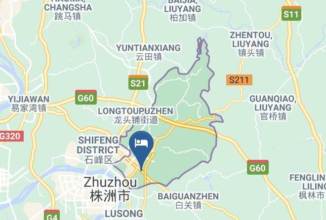 Zhuzhou - Kowloon Theme Hotel Maps