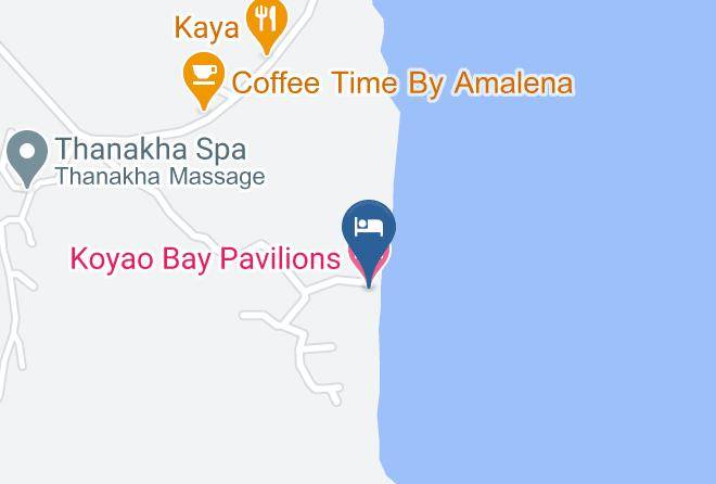 Amphoe Ko Yao - Koyao Bay Pavilions Maps
