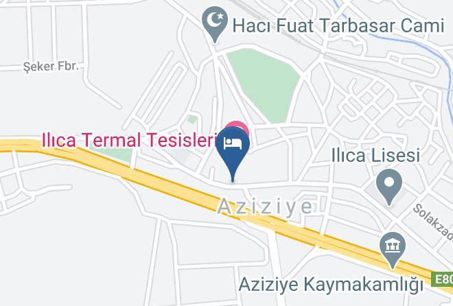 Ilica - Koza Kafkas Otel Maps