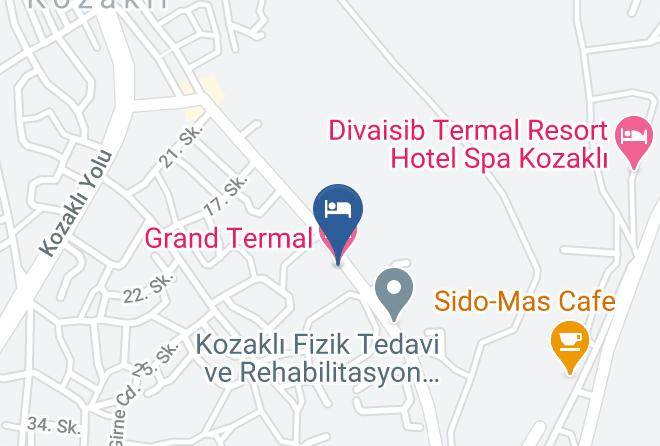 Grand Termal Hotel Map - Nevsehir - Kozakli
