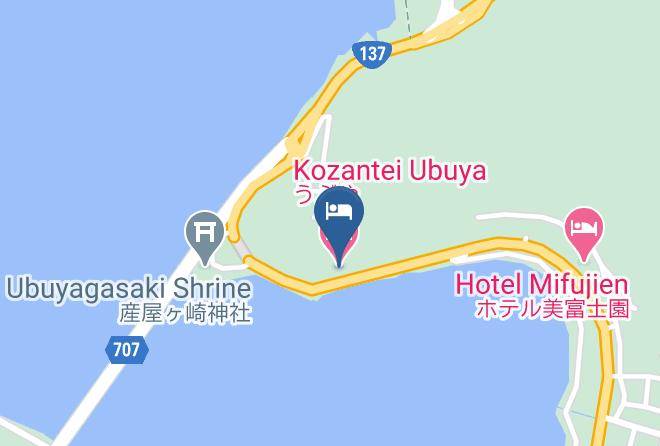 Fujikawaguchiko Townminamitsuru District - Kozantei Ubuya Maps