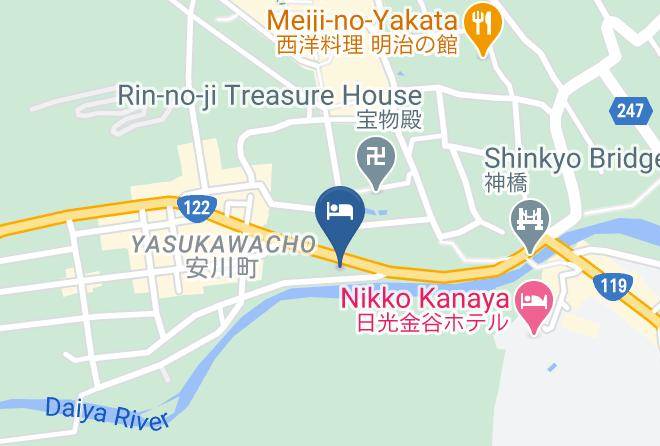 Nikko City - Kozuchi No Yado Tsurukame Daikichi Maps