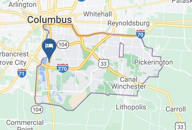 Franklin - Kozy Inn Columbus Maps