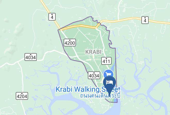 Mueang Krabi District - Krabi Golden Hill Hotel Maps