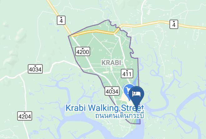 Mueang Krabi District - Krabi River Hotel Maps
