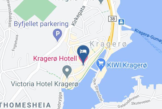 Kragero - Kragero Hotell Maps