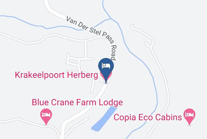 Overberg - Krakeelpoort Herberg Maps