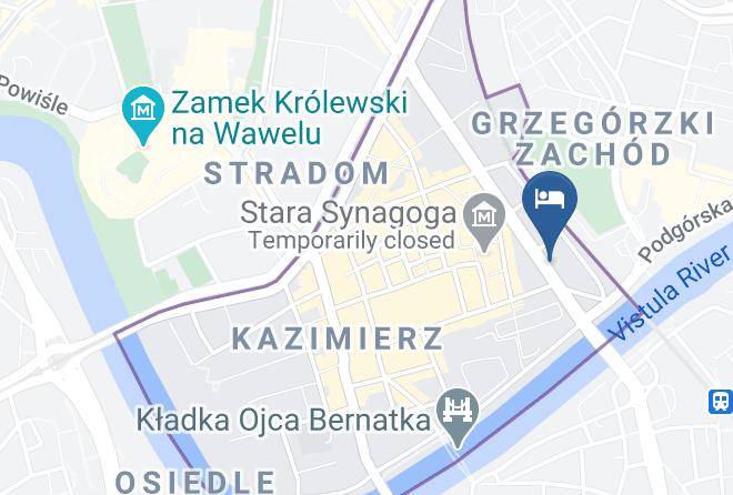 Cracow - Krakow B&b Bed&breakfast Maps