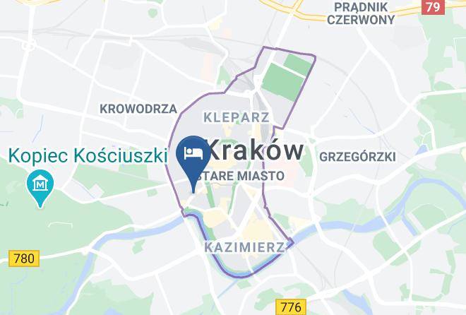 Krakownow Zwierzyniecka Map