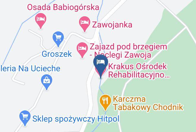 Suski - Krakus Osrodek Rehabilitacyjno Wypoczynkowy Maps