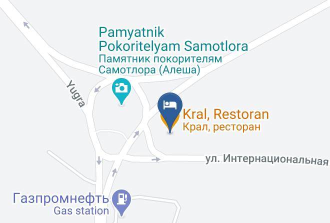 Nizhnevartovsk - Kral Restoran Maps