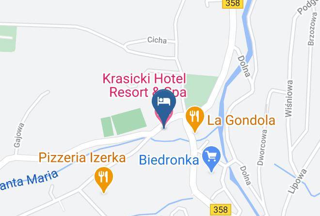Lubanski - Krasicki Hotel Resort & Spa Maps