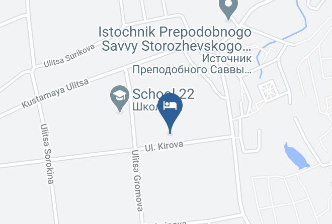 Sergiyevo Posadsky District - Krasnaya Gora Boutique Hotel Maps