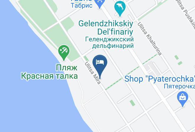 Gelendzhik - Krasnaya Talka Sanatoriy Maps