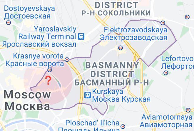 Moscow - Krasnaya Zvezda Ansambl' Pesni I Plyaski Maps