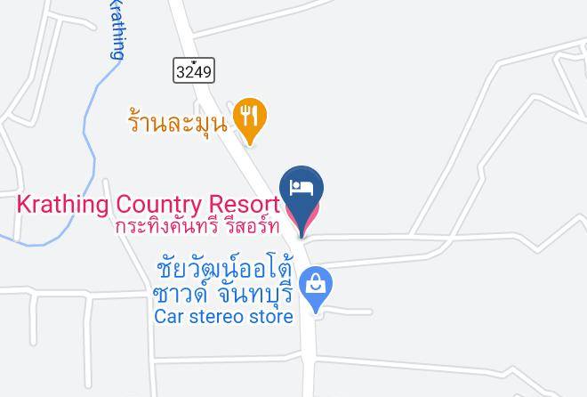 Amphoe Khao Khitchakut - Krathing Country Resort Maps