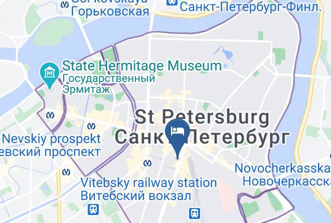 Saint Petersburg - Kraun Plaza Ligovskiy Maps