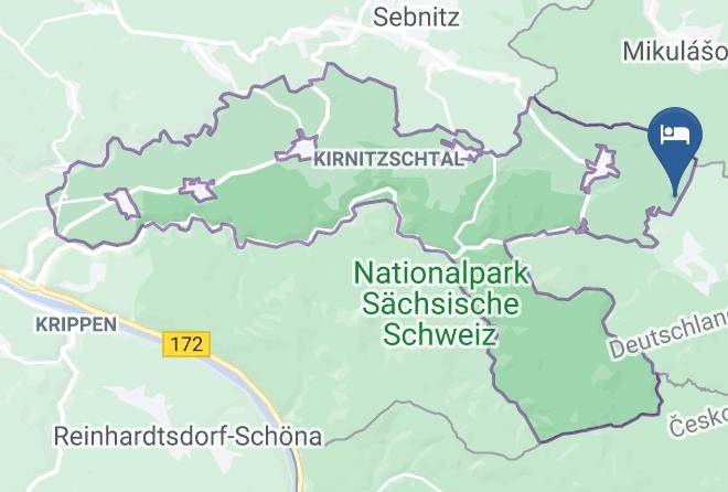 Sachsische Schweiz Osterzgebirge - Krauterbaude Am Wald Maps