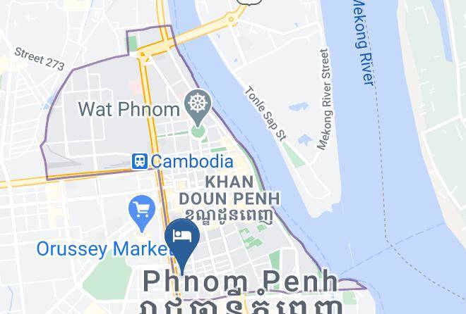 Doun Penh - Kravan Hotel Maps