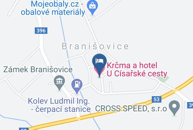 Brno Province - Krcma A Hotel U Cisarske Cesty Maps