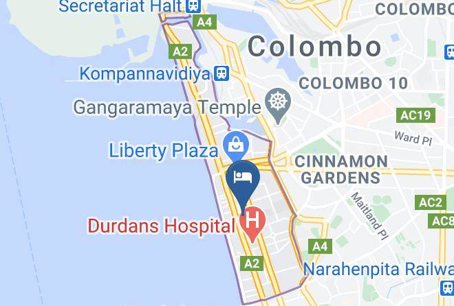 Colombo - Kreation Hotel & Restaurant Maps
