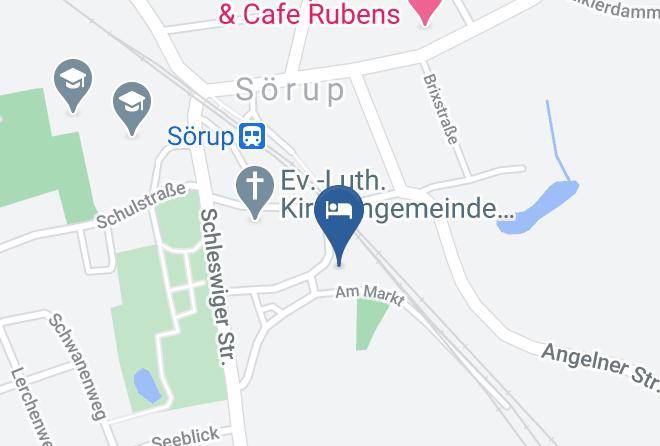Schleswig Flensburg - Kreisbahnhofshotel Sorup Petersen Maps