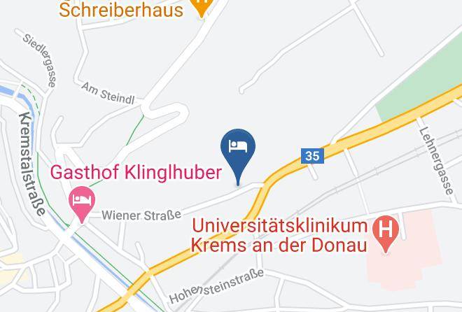 Krems An Der Donau - Krems Hotel Zum Goldenen Engel Familie Ehrenreich Maps