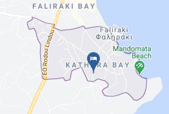 Dodecanese - Kriamos Blue Greek Hotel Maps