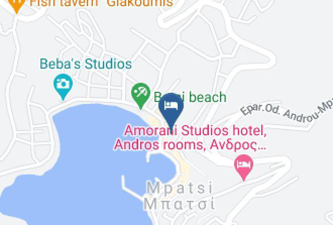 Cyclades - Krinos Suites Hotel Andros Maps