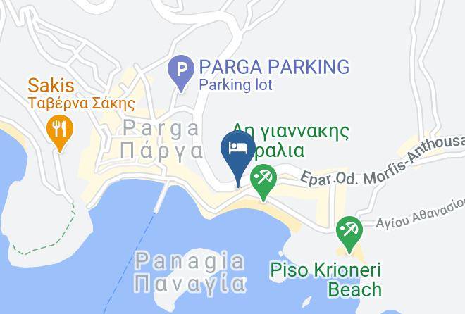 Preveza - Krioneri Beach Studios Maps