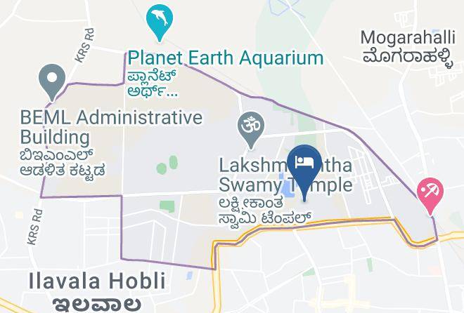 Mysore - Krish Lakeside Comforts Maps