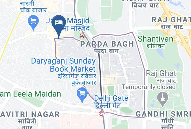 New Delhi - Krishna Hotel Maps