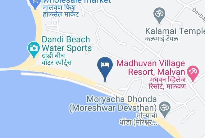 Malwan - Krishnai Beach Resort Dandi Malvan Tarkarli Maps