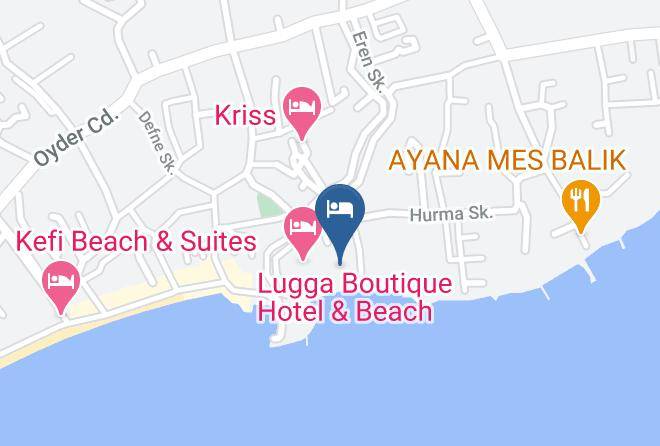 Bodrum - Kriss Hotel Bodrum Maps