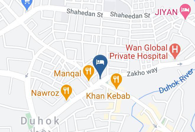 Dohuk - Kristal Hotel Duhok Maps