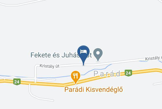 Parad - Kristaly Vendeghazak Maps